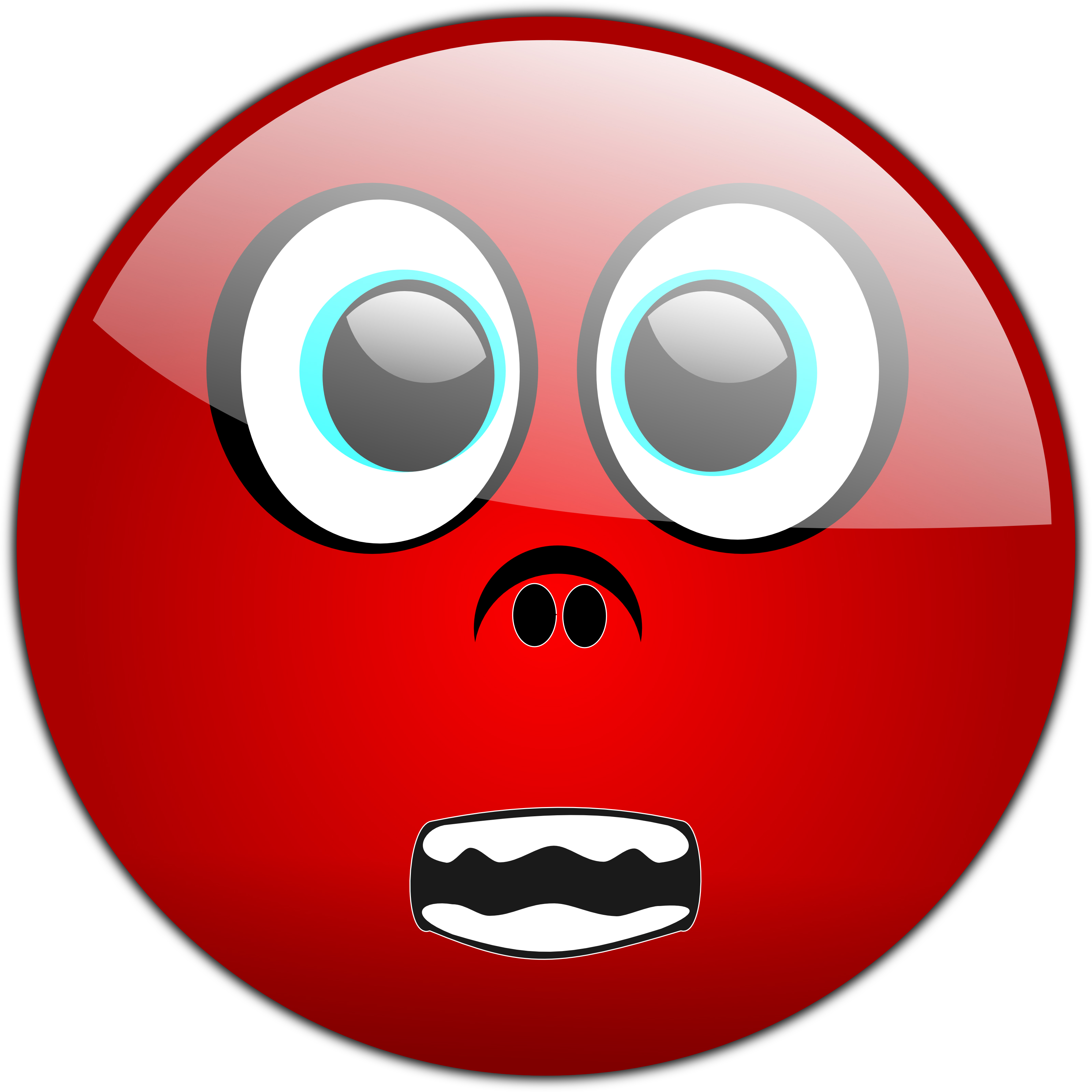 Clipart Scared Face