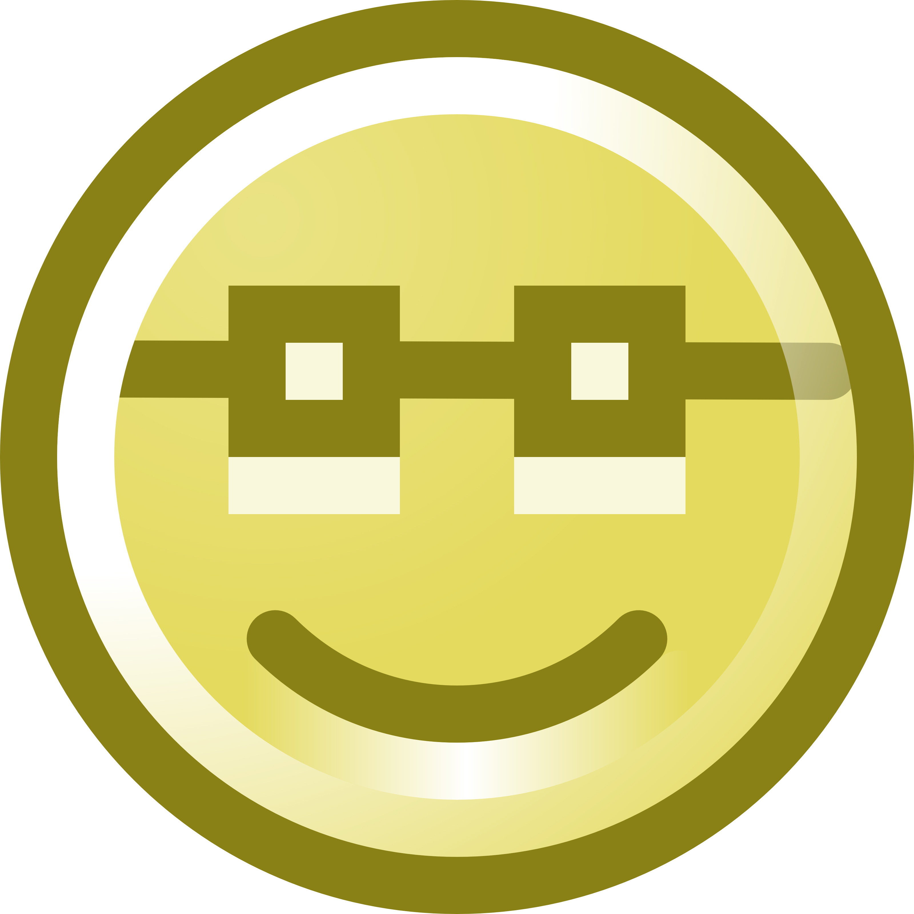 Free Smiley Face Wearing Glasses Clip Art Illustration by Picsburg
