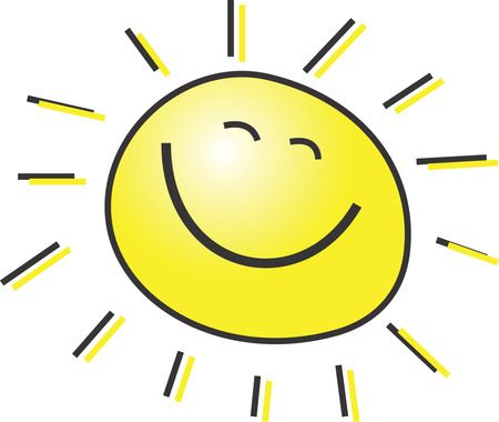 Free Summer Clipart Illustration Of A Happy Smiling Sun