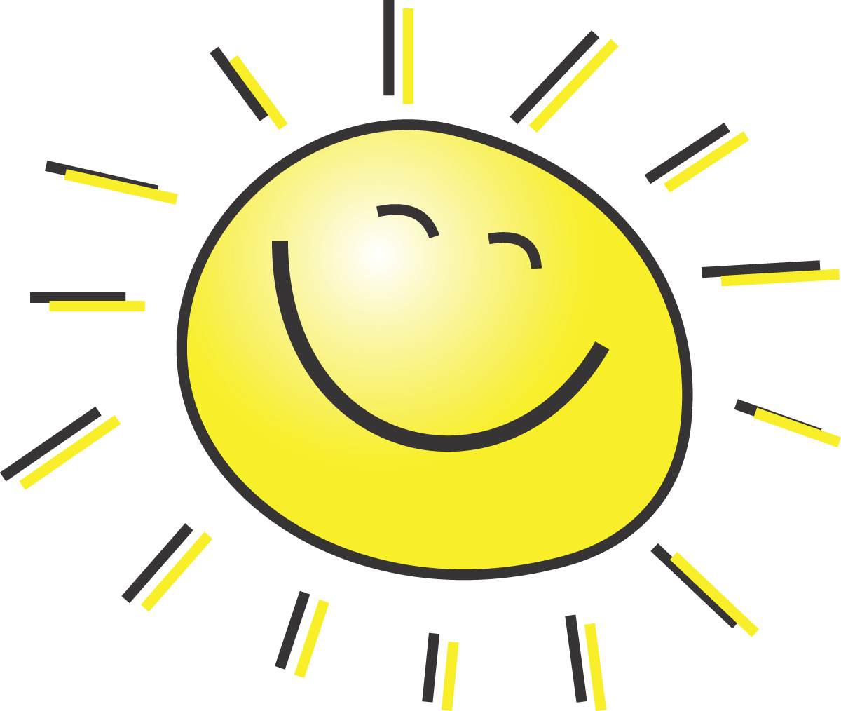 5 free summer clipart illustration of a happy smiling sun Simple Abundance Exercises Can Change Your Mindset
