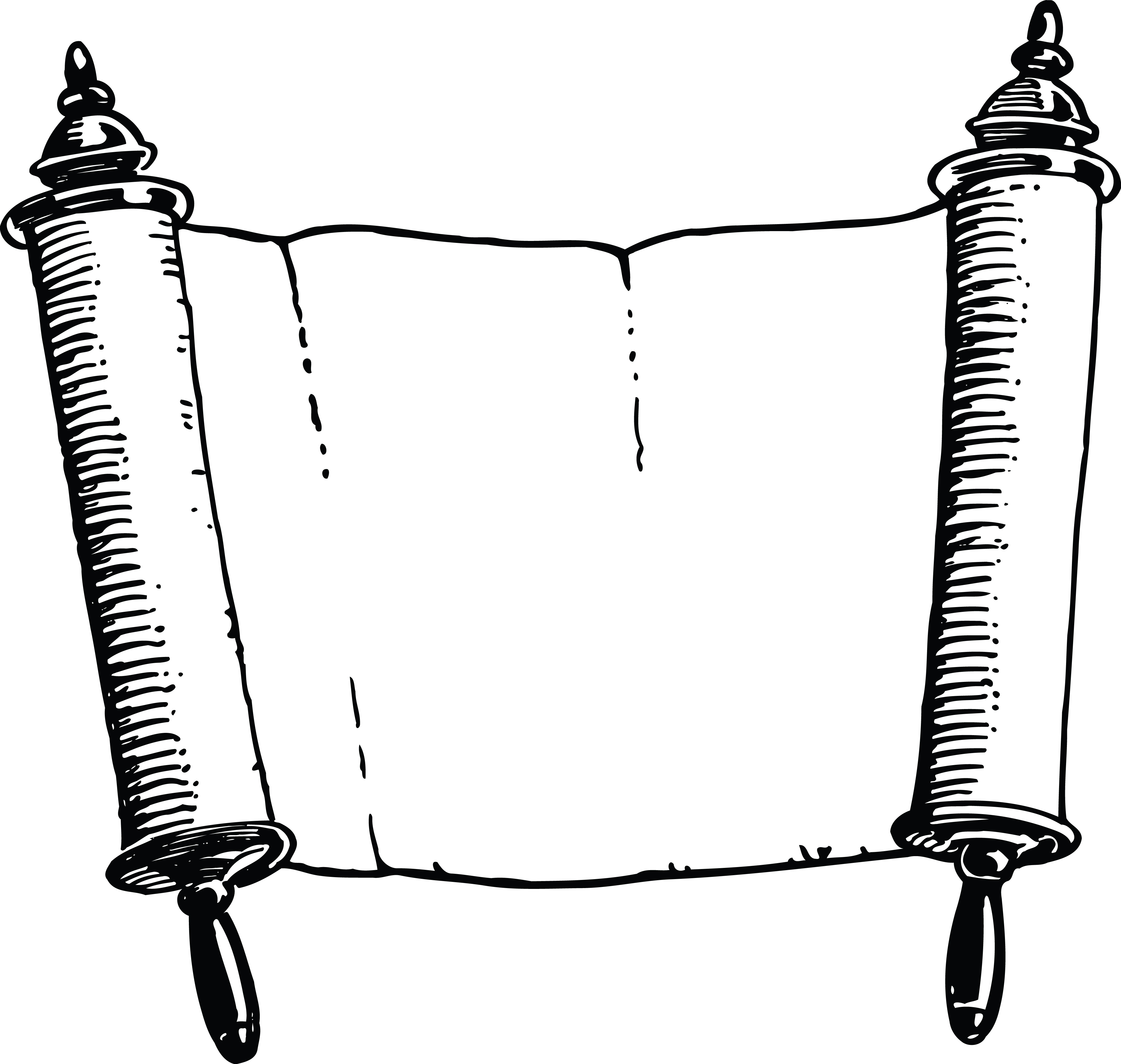 Free Clipart Of A scroll