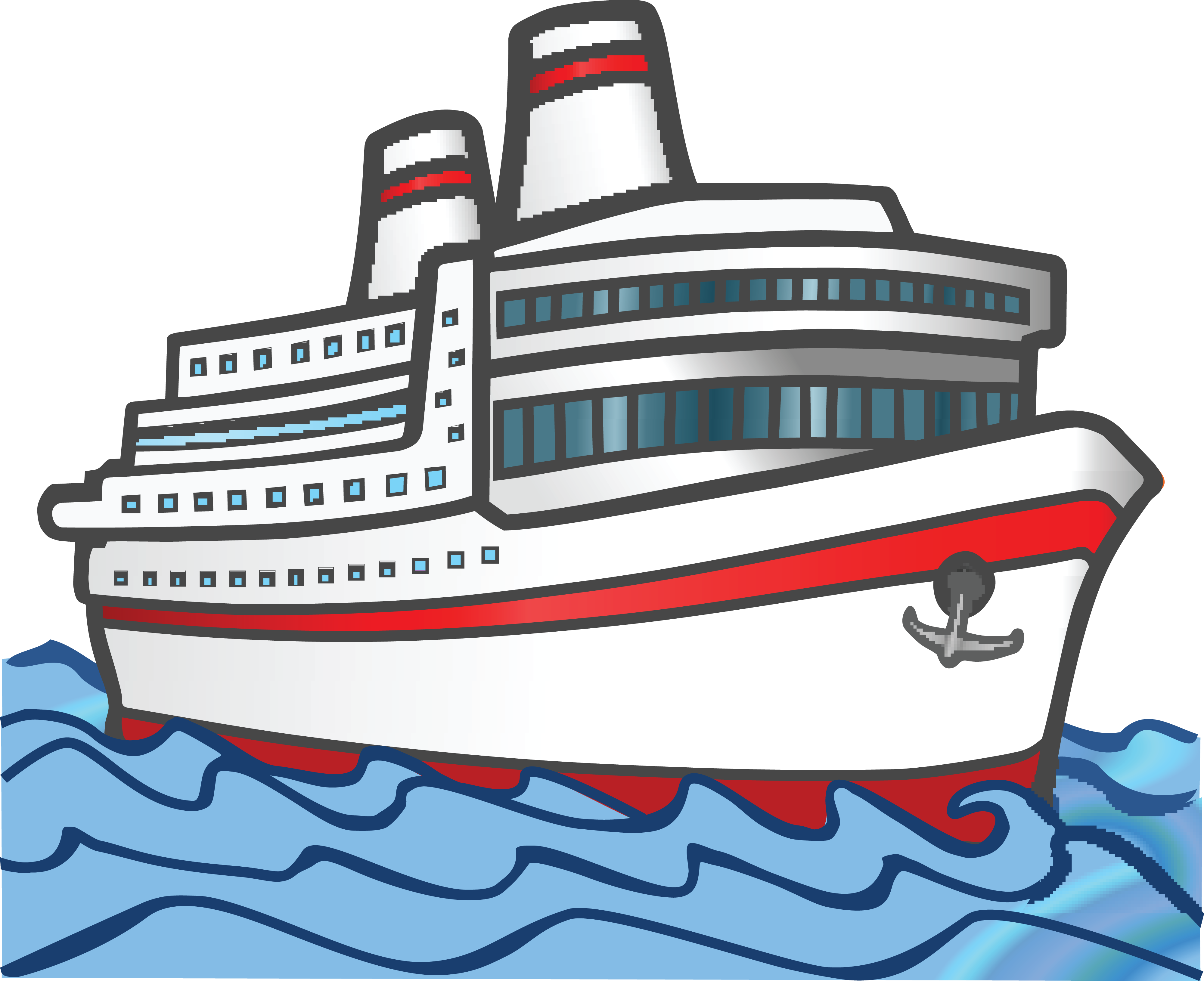 1197 Free Clipart Of A Cruise Boat 