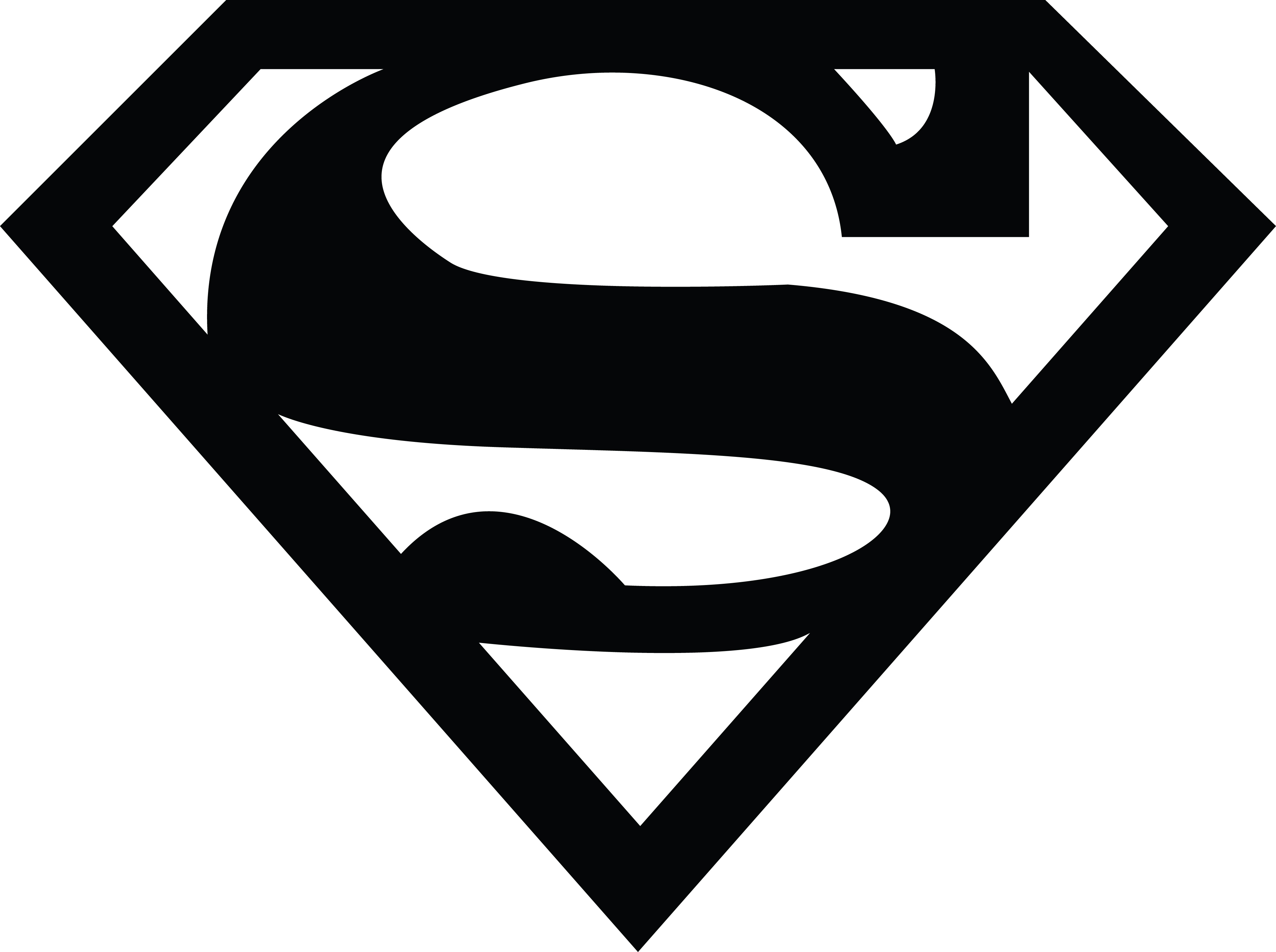 Download Free Clipart Of A superman design