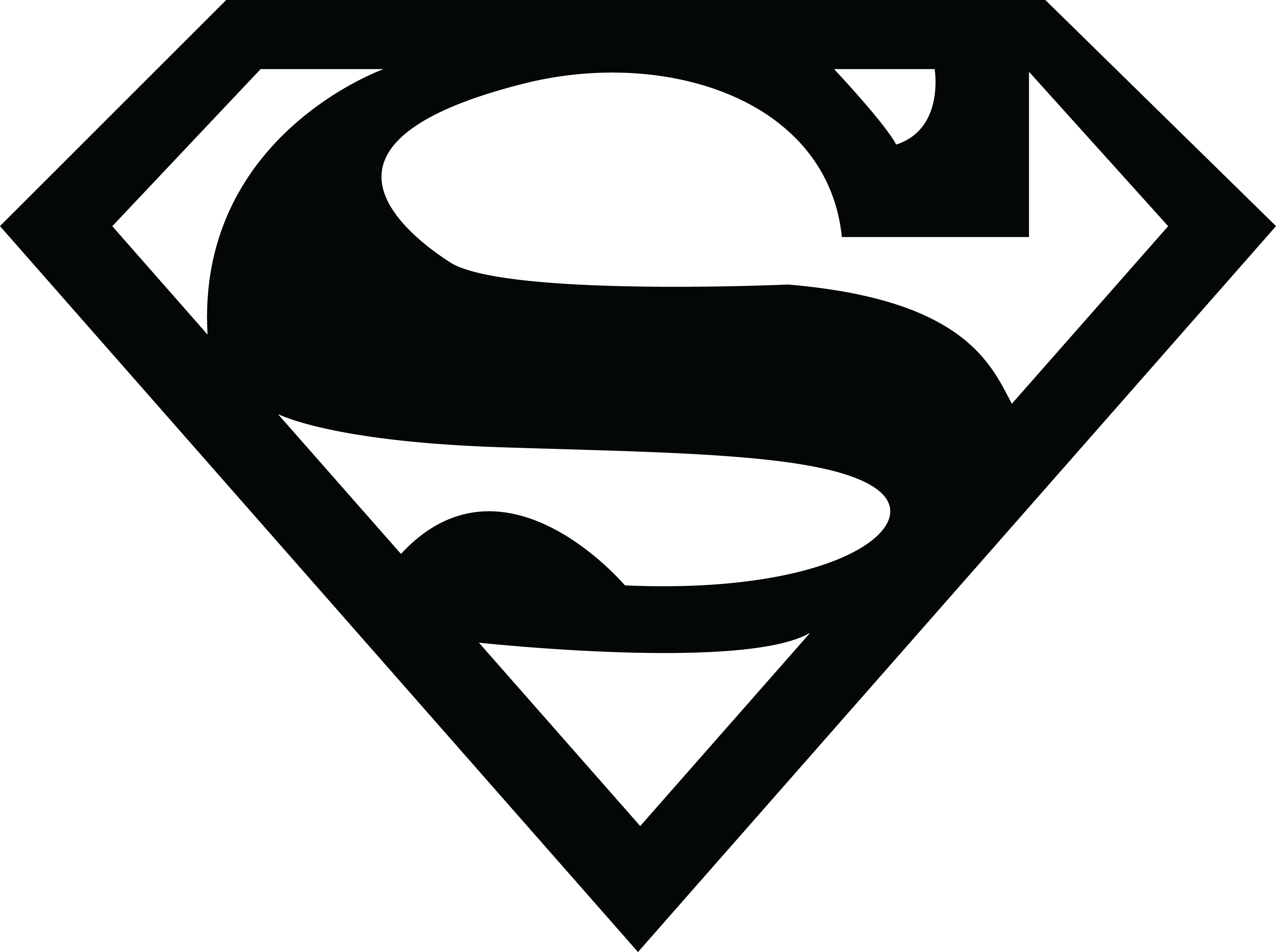 Download Free Clipart Of A superman design