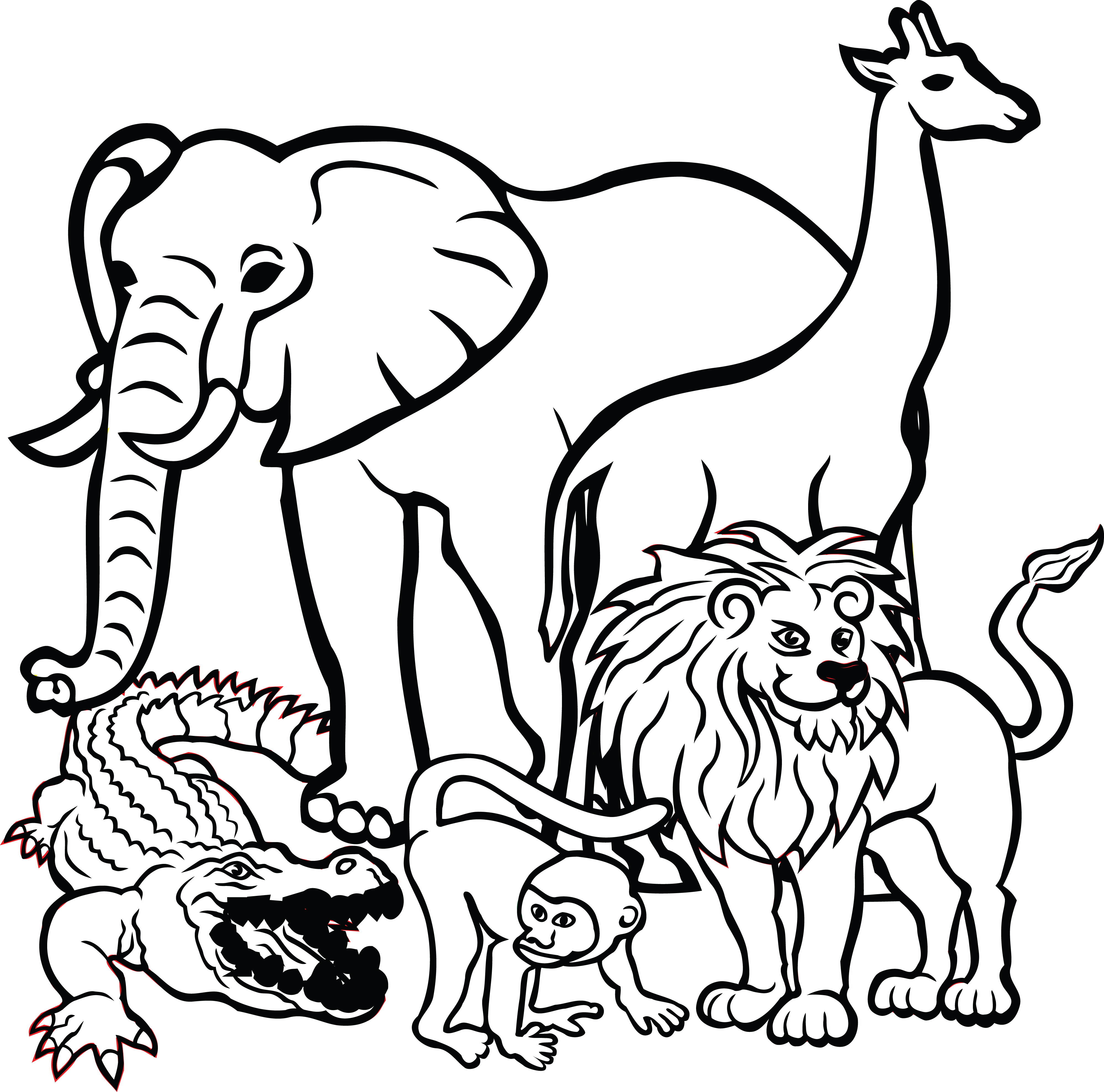 Free Clipart Of african animals