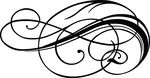 Free Clipart Of A Calligraphy Design
