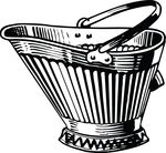 Free Clipart Of A Scuttle Bucket