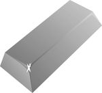 Free Clipart Of A Silver Bar
