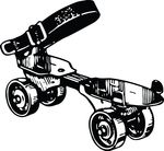 Free Clipart Of A Roller Skate