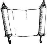 Free Clipart Of A Scroll