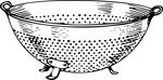 Free Clipart Of A Strainer