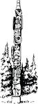 Free Clipart Of A Totem Pole