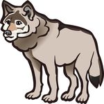Free Clipart Of A Wolf