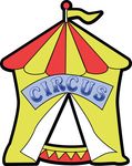 Free Clipart Of A Big Top Circus Tent