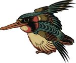 Free Clipart Of A Kingfisher Bird