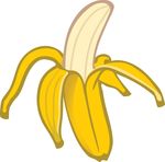 Free Clipart Of A Banana