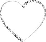 Free Clipart Of A Spiral Heart