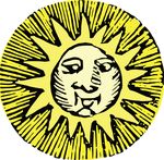 Free Clipart Of A Sun With A Face