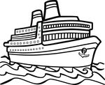 Free Clipart Of A Cruise Boat