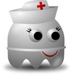 Registered Nurse Avatar Character Wearing A Hat Free Vector Clipart Illustration