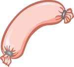Free Clipart Of A Sausage
