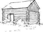 Free Clipart Of A Log Cabin