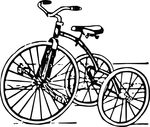 Free Clipart Of A Tricycle