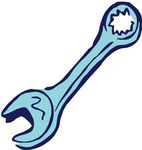 Free Clipart Of A Spanner