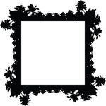 Free Clipart Of A Palm Tree Border