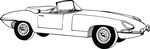 Free Clipart Of A Convertible Car