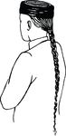 Free Clipart Of A Chinese Man With A Pony Tail