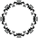 Free Clipart Of A Floral Frame