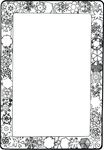 Free Clipart Of A Decorative Border With Snowflakes