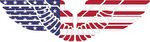 Free Clipart Of Eagle Wings In American Flag Pattern