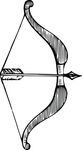 Free Clipart Of A Bow And Arrow