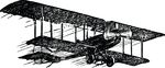 Free Clipart Of A Biplane