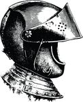 Free Clipart Of A Knight Helmet