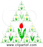 Free Clipart Of Triangle Tulips