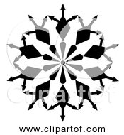 Free Clipart Of An Abstract Roundel Icon