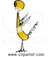Free Clipart Of Cartoon Spring Chicken