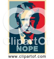 Free Clipart Of Donald Trump Nope Poster