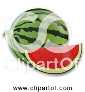 Free Clipart Of Water Melon