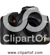Free Clipart Of DSLR Camera