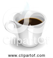 Free Clipart Of Espresso In White Cup