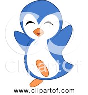 Free Clipart Of Cartoon Penguin Dancing