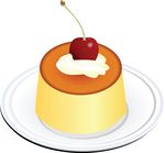 Free Clipart Of A Cake With A Cherry