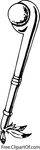 Free Clipart Of A Black And White Tomahawk With Feathers