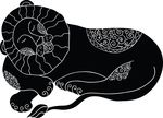 Free Clipart Of A Horoscope Astrology Zodiac Lion Leo