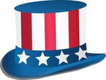 Free Clipart Of A Fourth Of July Top Hat