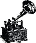 Free Clipart Of A Gramaphone